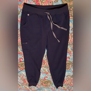 FIGS Zamora jogger NAVY women’s MEDIUM cargo pockets